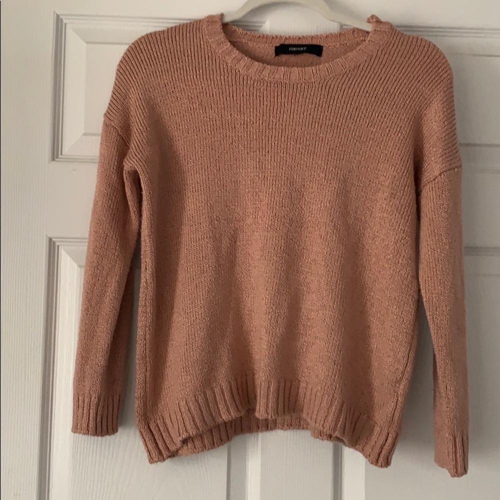 pink Crewneck sweater